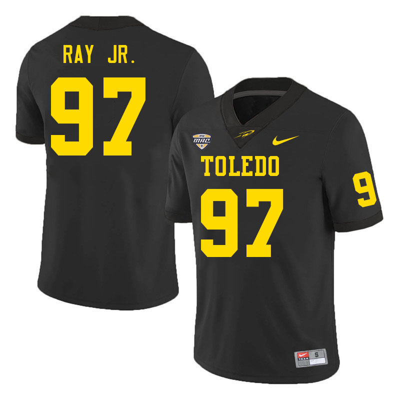 Toledo Rockets #97 Doran Ray Jr. College Football Jerseys Stitched Sale-Black
